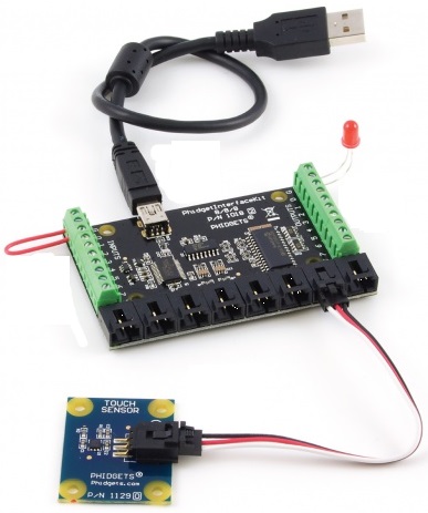Phidgets Sensor Board Test Connections