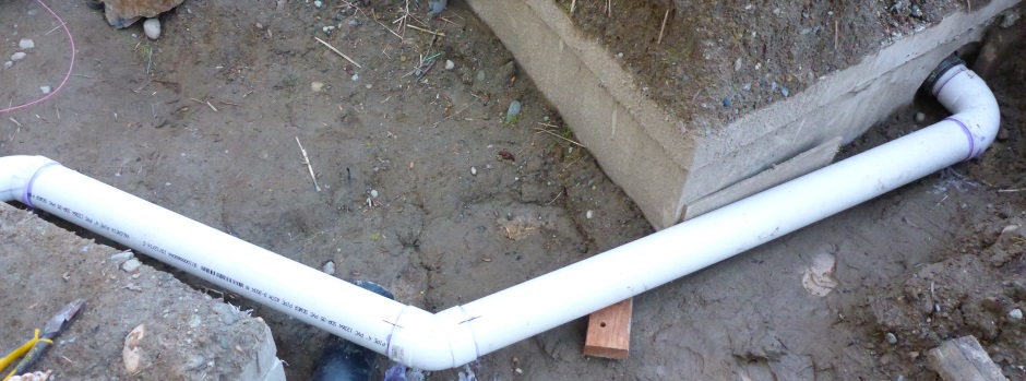 Pipe Between Septic Tanks