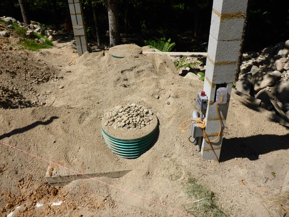 Pump Tank With Filtered Soil