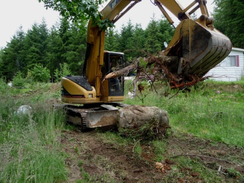 Pushing big rock