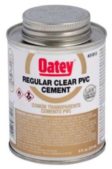 PVC pipe glue Oatey