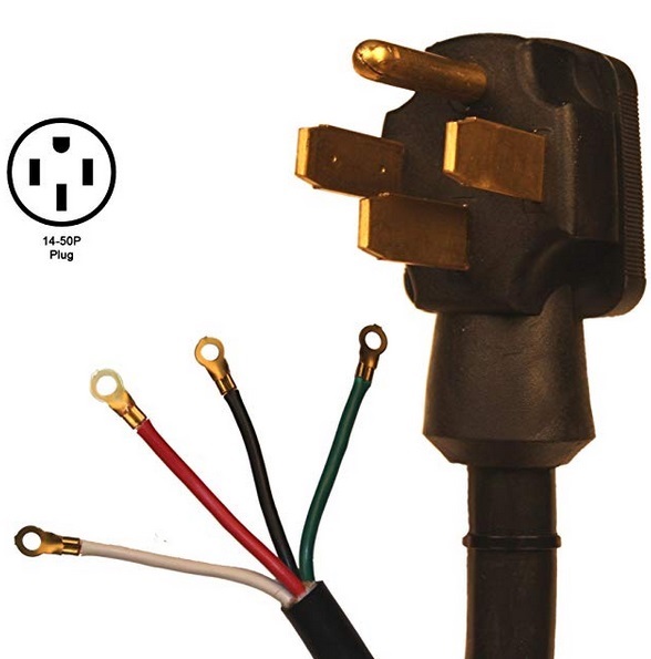 RV 50A Molded Plug Cord