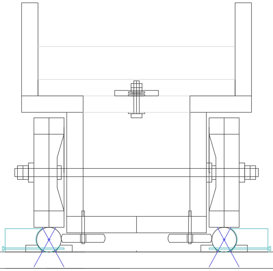 Railway Truck Cross Section