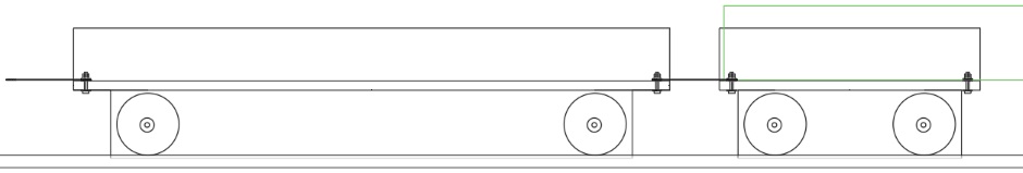 Railway Trucks Side View