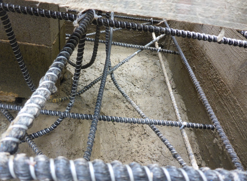 Rebar Closeup Column Footing