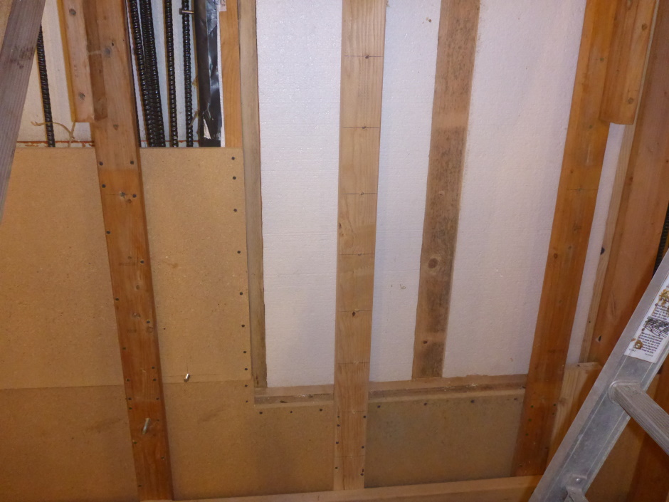 Rebar Wall North Portico Second Particleboard 3