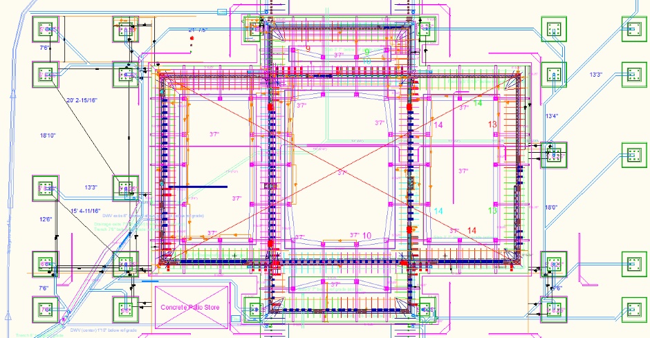 Routing Of Deck Drain Pipes