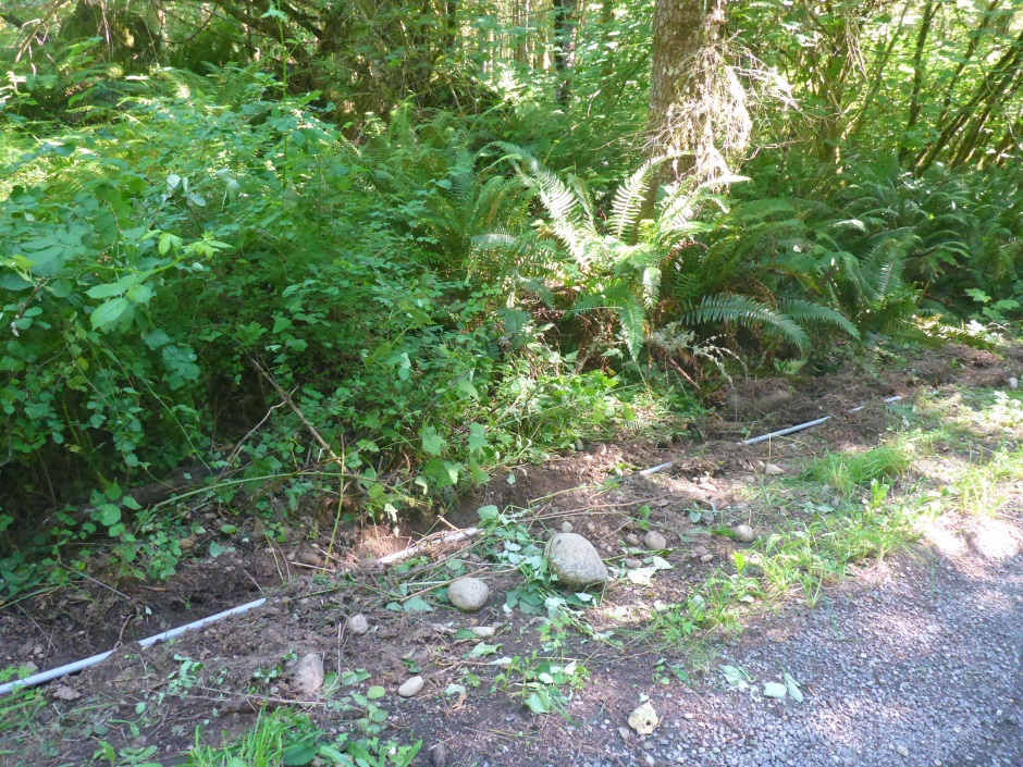 Rural Broadband Raw Conduit In Ditch