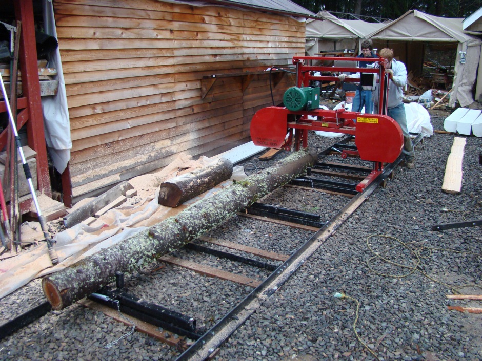 SawMill log first cut