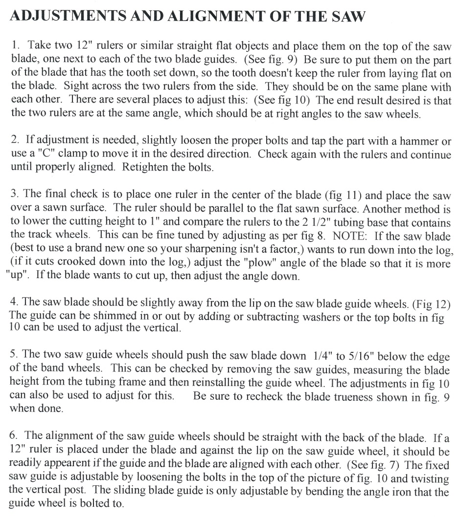 SawMill instructions