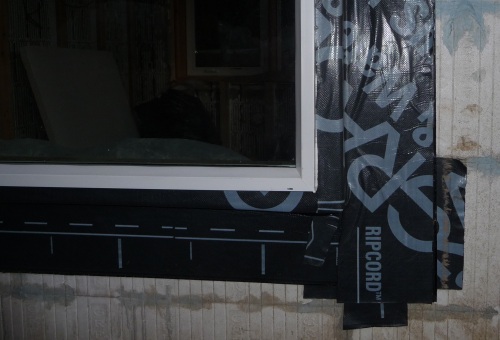 Second layer of window flashing