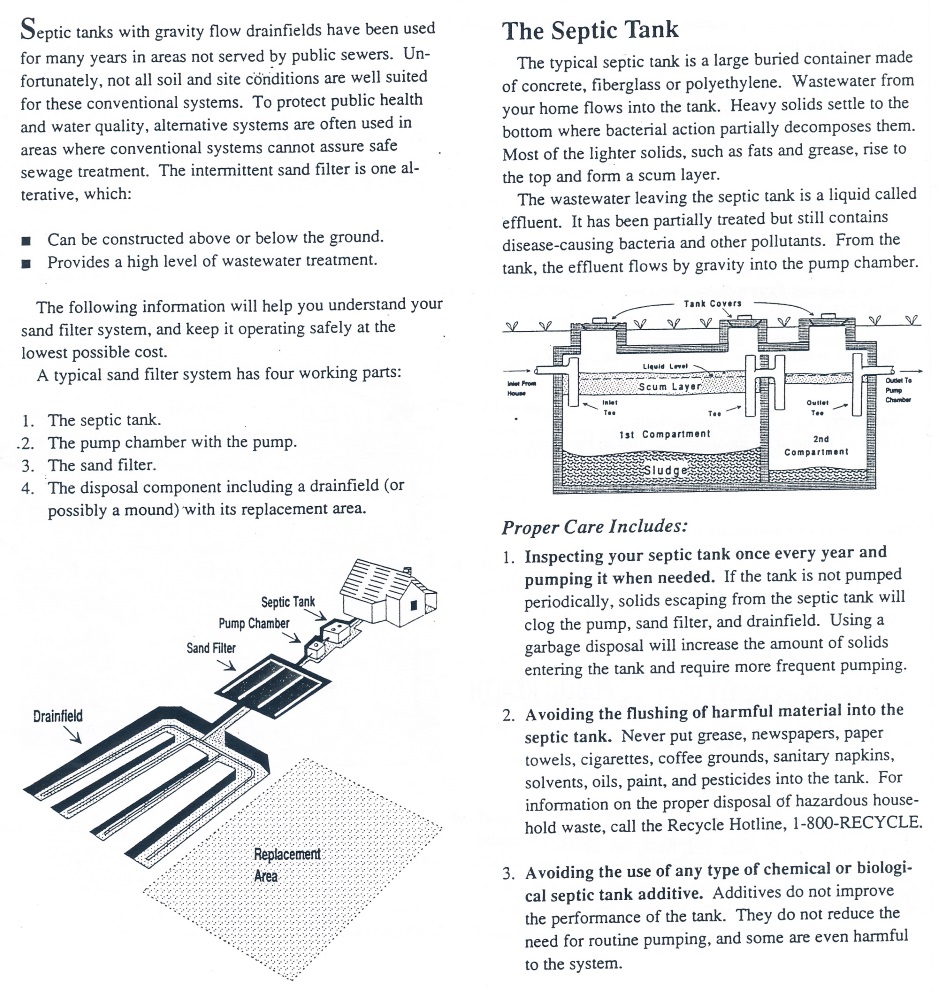 Septic Care Leaflet