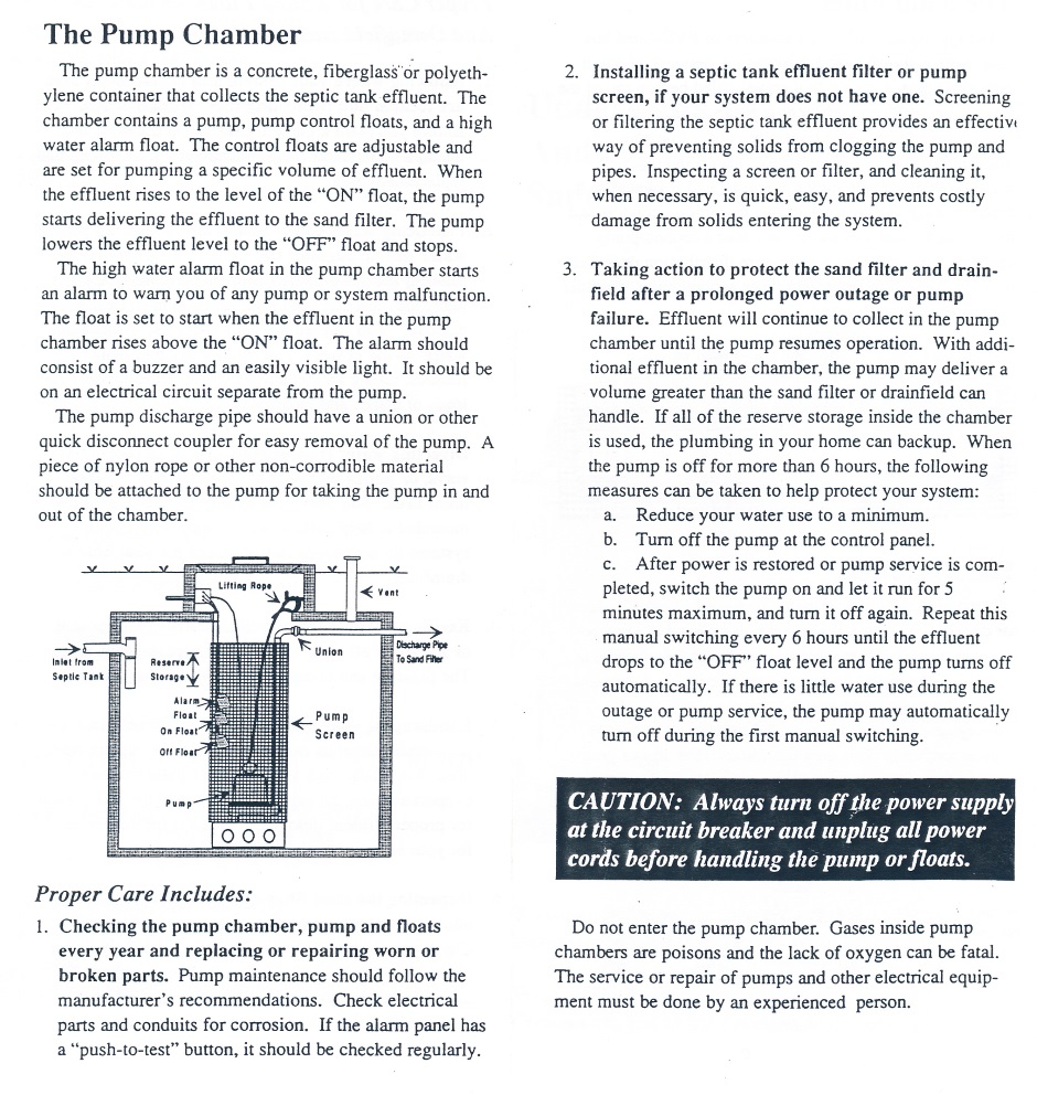 Septic Care Leaflet