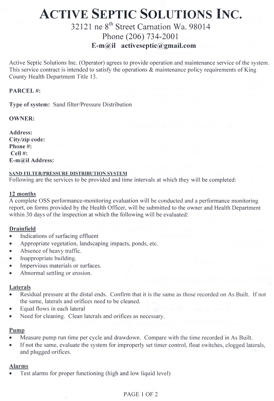 Septic Maintenance Contract Cleaned 01