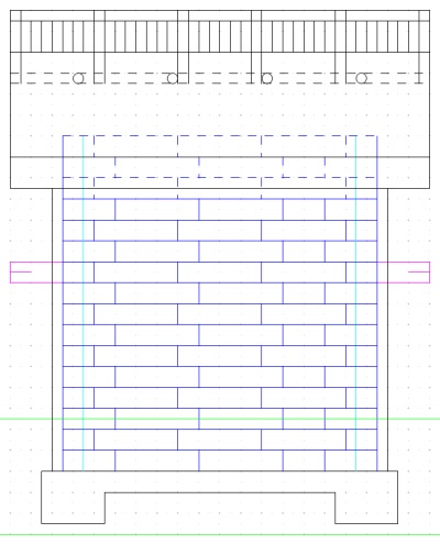 Evaluation shed north elevation