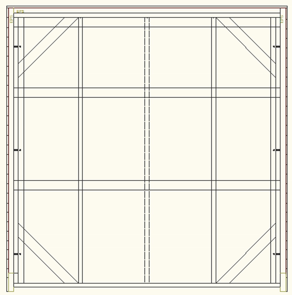 Simple Shed Drawing End