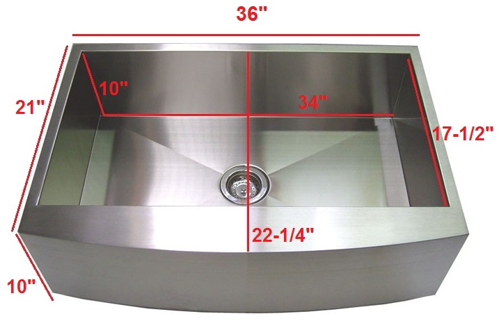 Sink Apron Dimensions