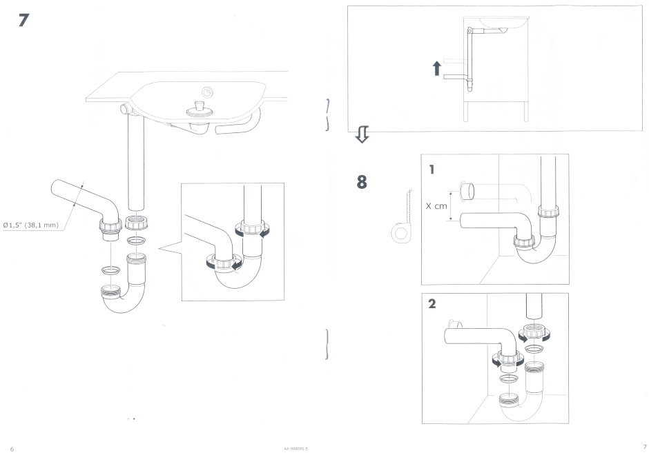 Sink Ikea 40in