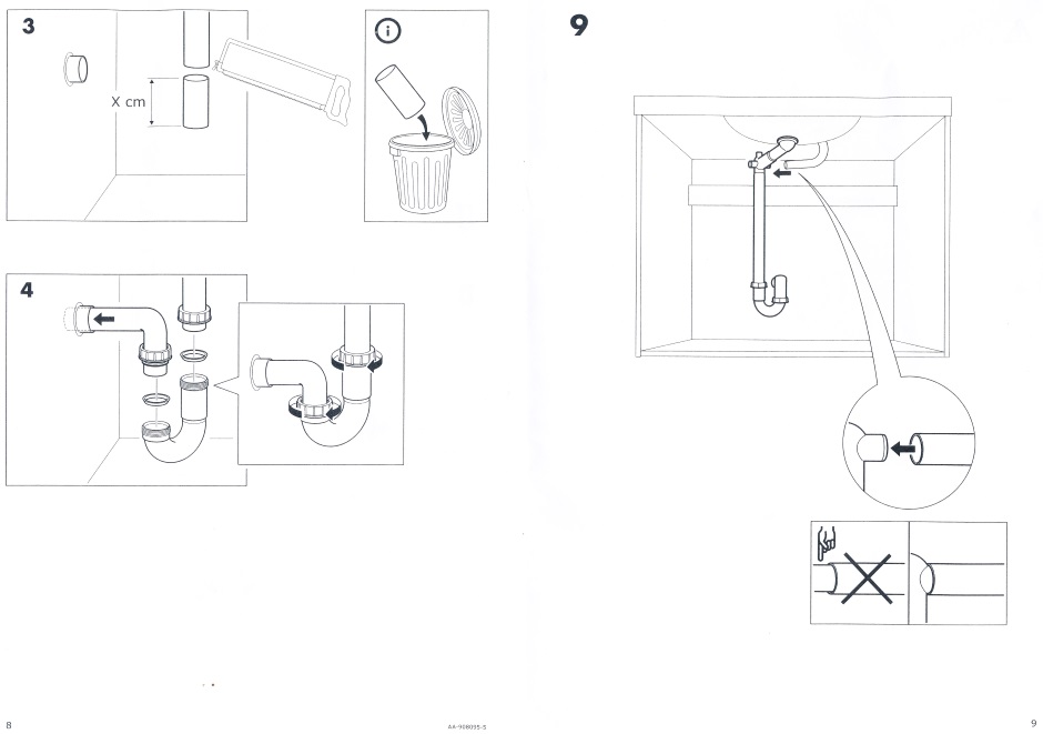 Sink Ikea 40in