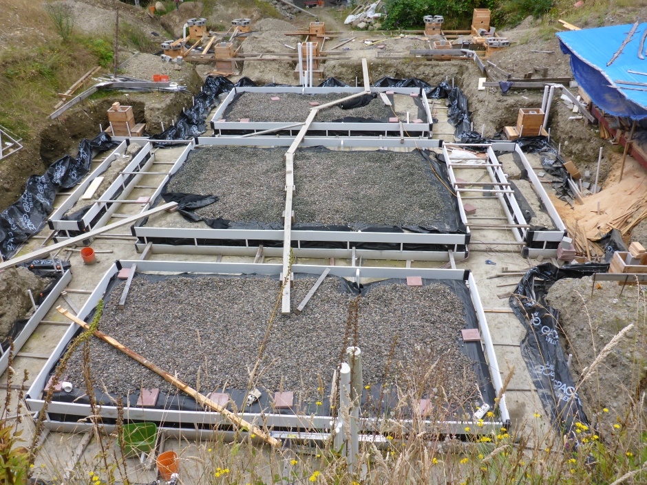 Site All West Column Footings