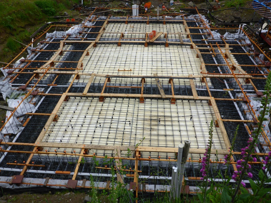 Site Almost Done With Slab Foundation Rebar