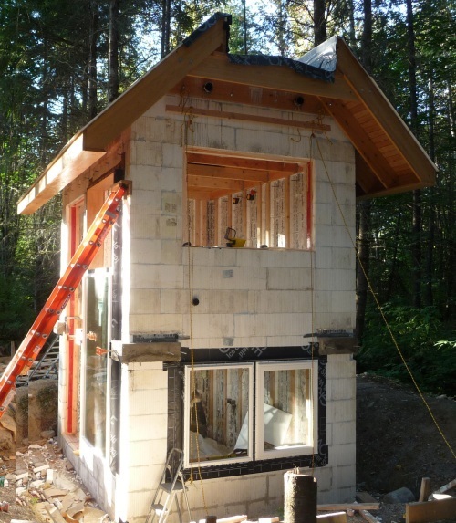 Site with big window fitted