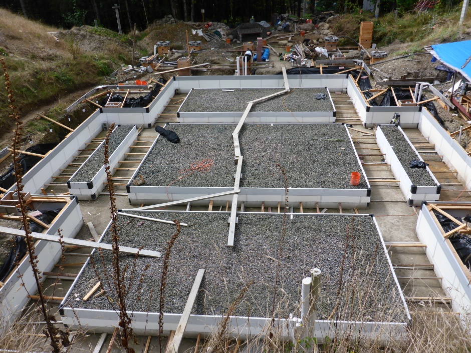 Site Bracing Done Starting Outside Rock