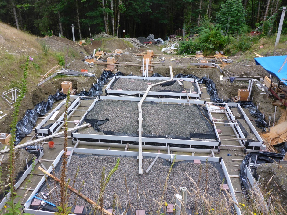 Site Footings All West Columns