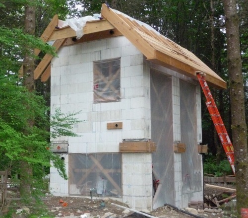 Site with more roof boarding