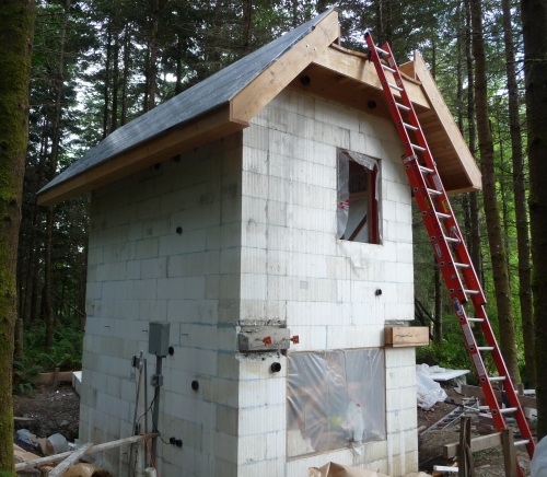 Site - North roof with Grace Ice and water shield