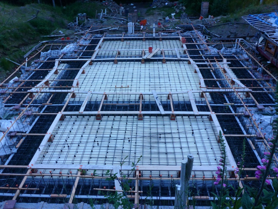 Site Part Way Upper Slab Rebar