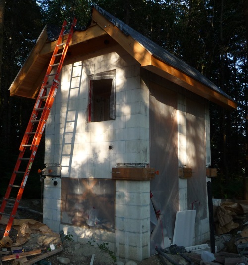 Site with roof waterproofing