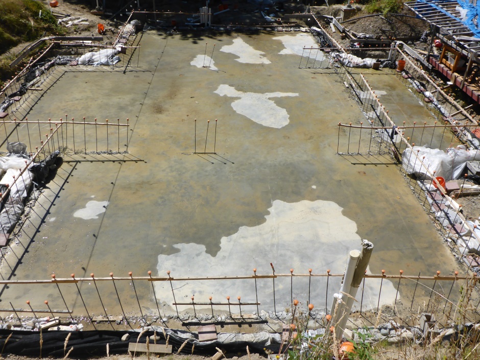 Site Slab Drying Mid July 25