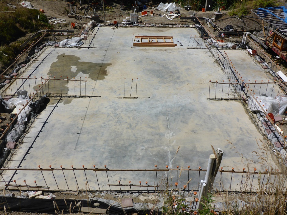 Site Slab Drying Start July 29