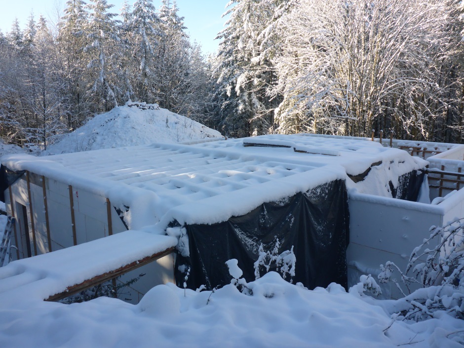 Site Snow Over Plastic Roof
