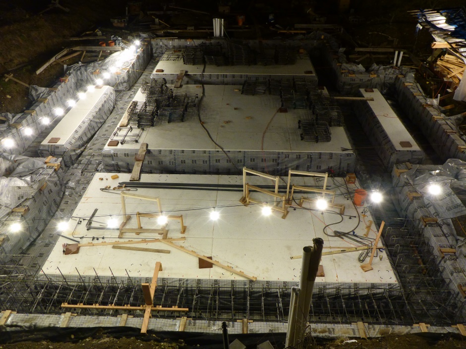 Site Stirrup Assemblies East Underway Night