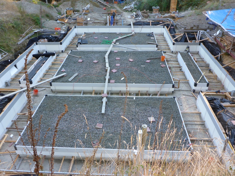 Site With Crushed Rock North Portico