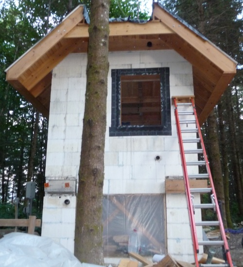 Site with first window flashing