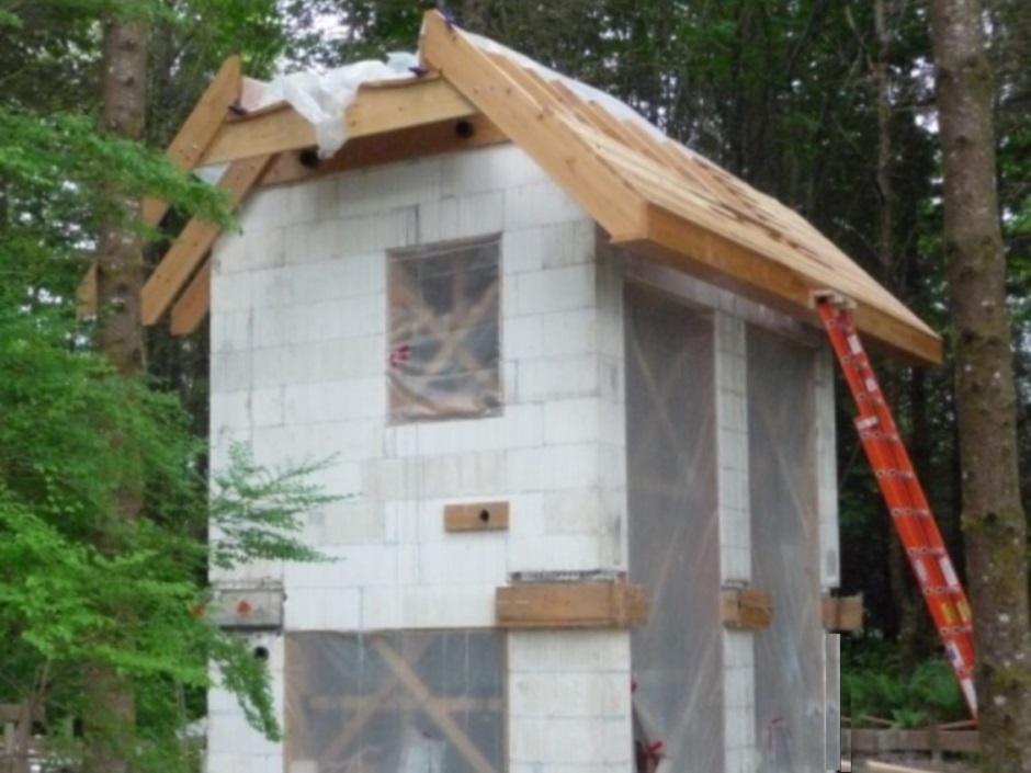 Eval build - Roof planking start