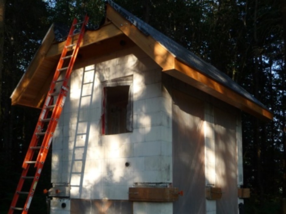 Eval build - Roof membrane done