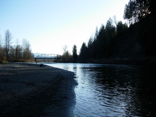 Snoqualmie river bridge