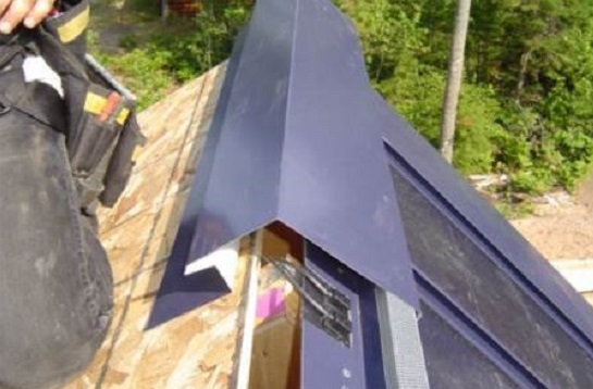 Solar Metal Roof Cap Hides Wires