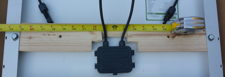 Solar Panel Mounting Wood