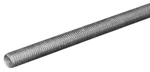 Steel threaded rod 3/8in