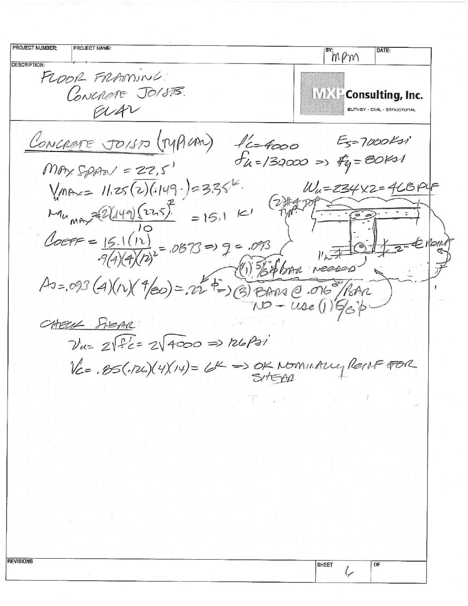 Structural calculations