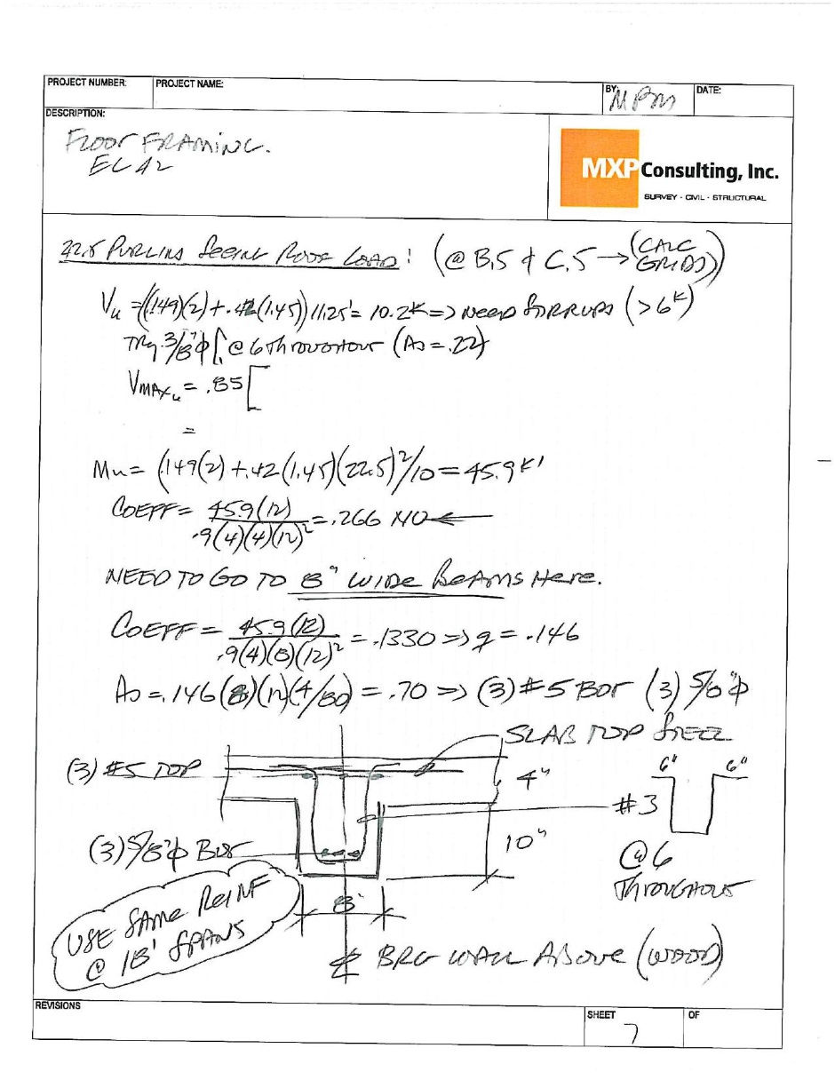 Structural calculations