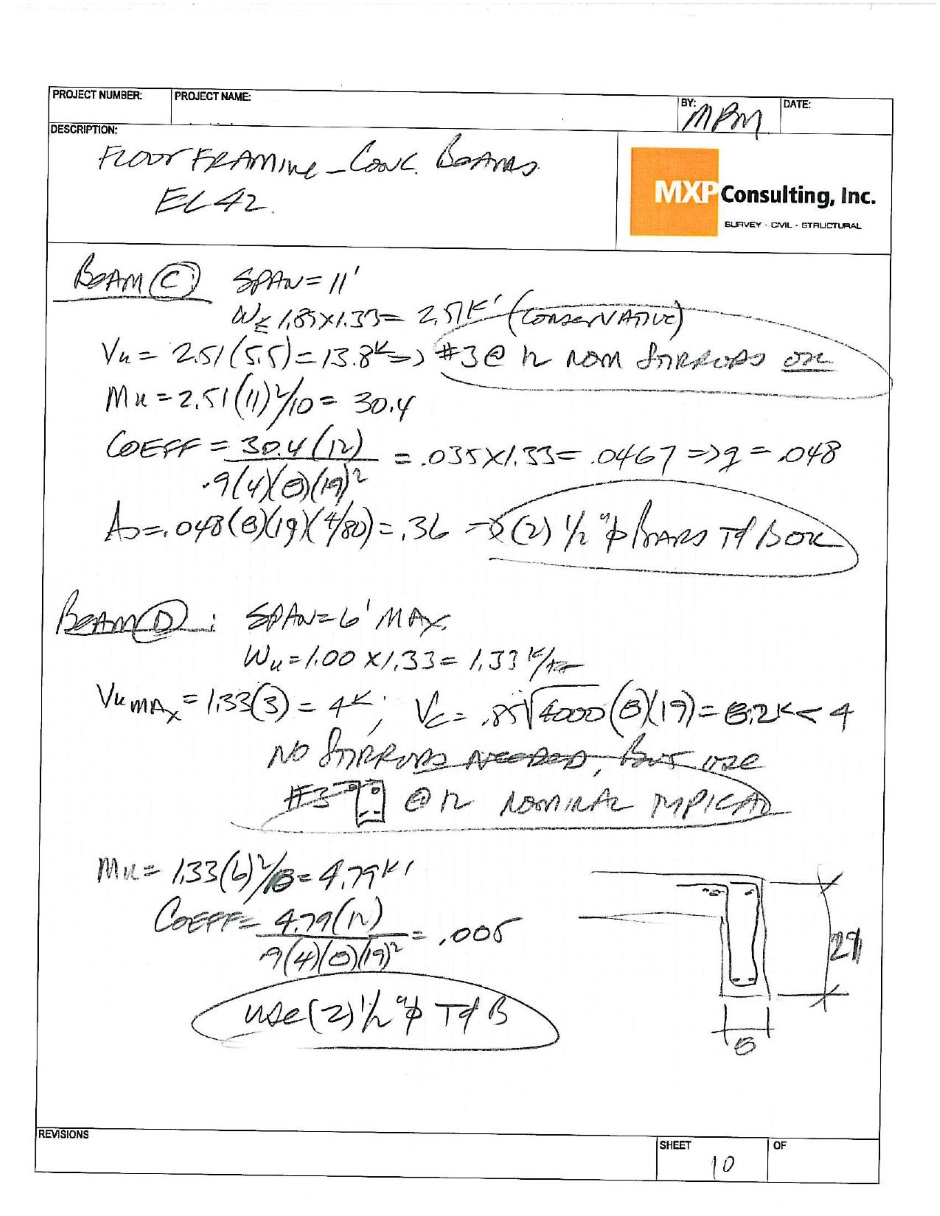 Structural calculations