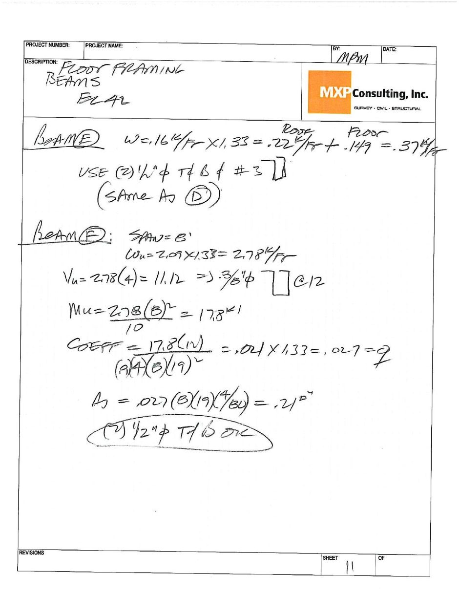 Structural calculations