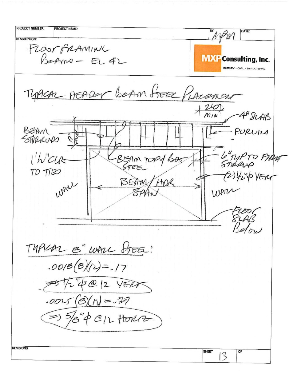 Structural calculations