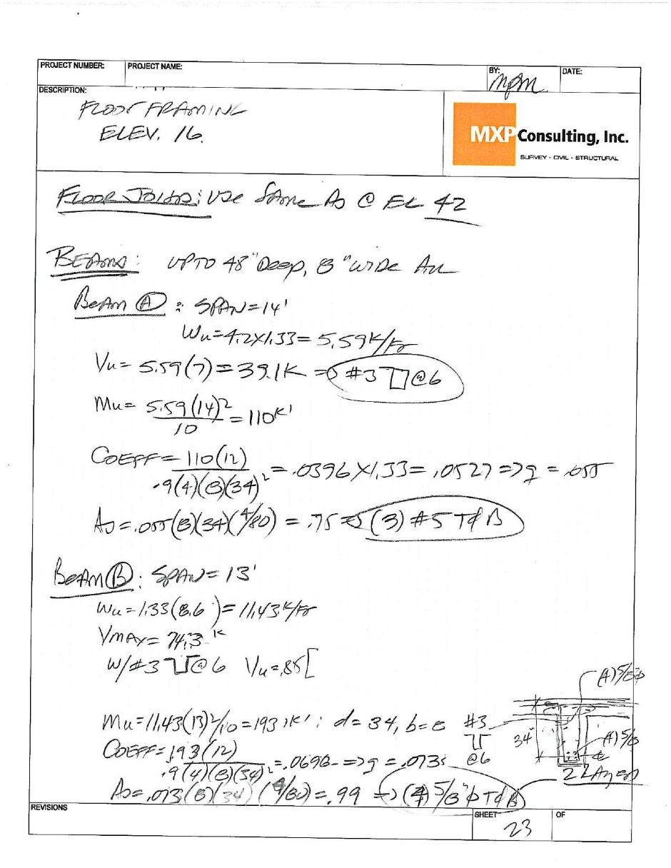 Structural calculations